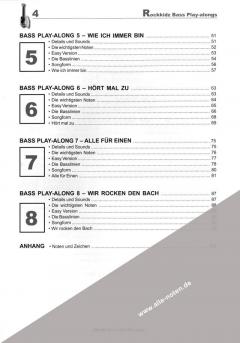 Rockkidz Bass Play-Alongs (Armin Weisshaar) \(>> Bassnoten mit CD