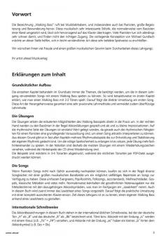 Walking Bass for Piano von Michael Gundlach 