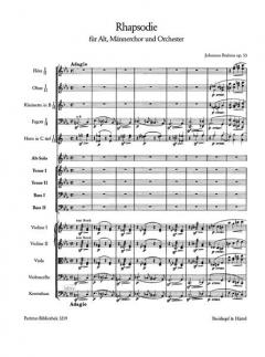 Rhapsodie op. 53 von Johannes Brahms 