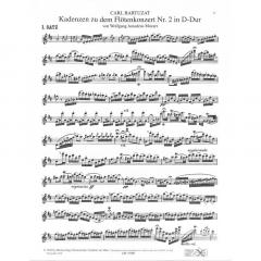 Kadenzen zum Flötenkonzert Nr. 2 D-Dur KV 314 (285d) von Wolfgang Amadeus Mozart im Alle Noten Shop kaufen