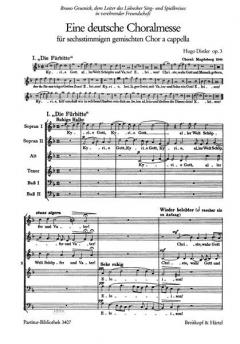 Eine deutsche Choralmesse op. 3 (Hugo Distler) 