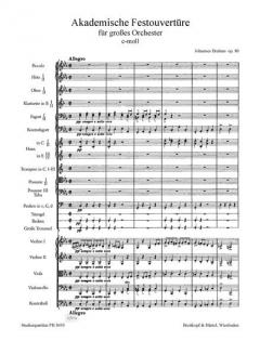 Akademische Festouvertüre op. 80 von Johannes Brahms 