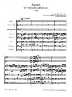 Violoncellokonzert D-Dur op. 101 Hob VIIb:2 von Joseph Haydn 