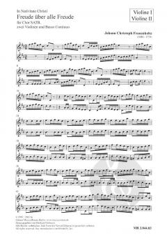 Freude über alle Freude (Joh. Christoph Frauenholtz) 