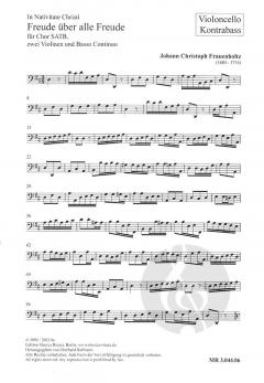 Freude über alle Freude (Joh. Christoph Frauenholtz) 