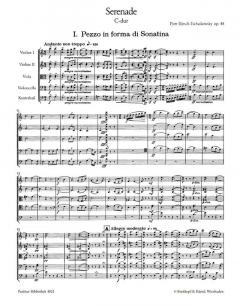 Serenade für Streichorchester in C-Dur op. 48 von Pjotr Iljitsch Tschaikowski im Alle Noten Shop kaufen (Partitur)