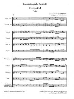 Brandenburgisches Konzert Nr. 1 in F-Dur BWV 1046 von Johann Sebastian Bach 
