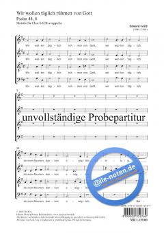 Wir wollen täglich rühmen (Eduard August Grell) 