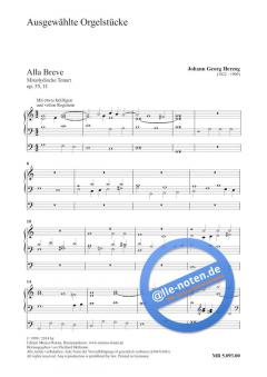 Ausgewählte Orgelstücke von Johann Georg Herzog im Alle Noten Shop kaufen