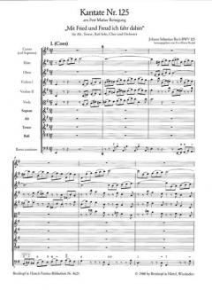 Mit Fried und Freud ich fahr dahin von Johann Sebastian Bach 