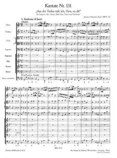 Aus der Tiefen rufe ich, Herr, zu dir von Johann Sebastian Bach 