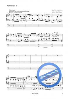 Andante mit acht Variationen von Johann Christian Heinrich Rinck 