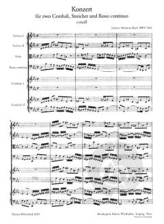 Konzert in c-moll BWV 1060 von Johann Sebastian Bach 