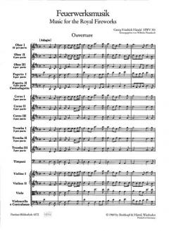Feuerwerksmusik von Georg Friedrich Händel 