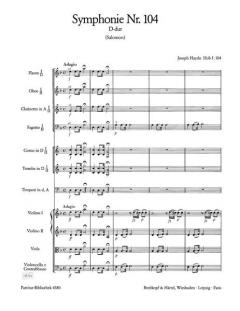 Symphonie Nr. 104 D-Dur Hob I:104 von Joseph Haydn 