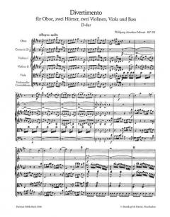 Divertimento D-Dur KV 251 von Wolfgang Amadeus Mozart 