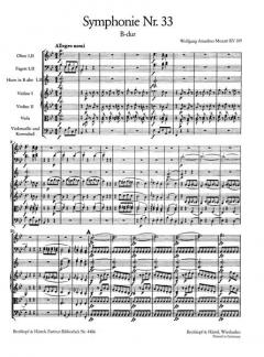 Symphonie B-Dur KV 319 von Wolfgang Amadeus Mozart 