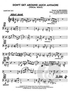 Don't Get Around Much Anymore (Duke Ellington) 