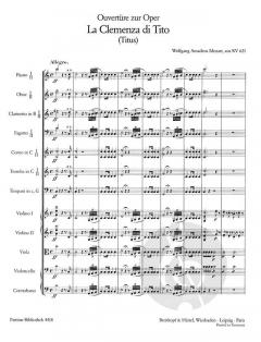La Clemenza di Tito KV 621 von Wolfgang Amadeus Mozart 