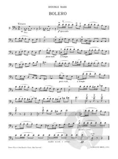 Three Pieces For Double Bass von Ida Carroll 