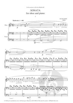 Sonata For Oboe And Piano von Peter Hope im Alle Noten Shop kaufen