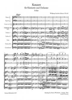 Klarinettenkonzert A-Dur KV 622 von Wolfgang Amadeus Mozart 