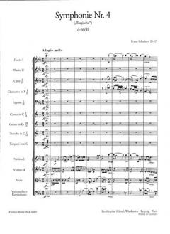 Symphonie Nr. 4 c-moll D 417 von Franz Schubert 