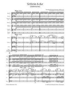 Sinfonie Nr. 4 A-Dur op. 90 von Felix Mendelssohn Bartholdy 