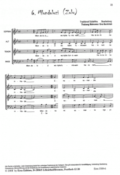 7 südafrikanische Gospels 