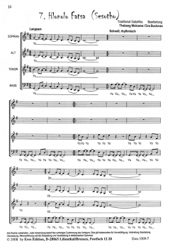 7 südafrikanische Gospels 