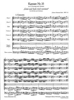 Geist und Seele wird verwirret von Johann Sebastian Bach 