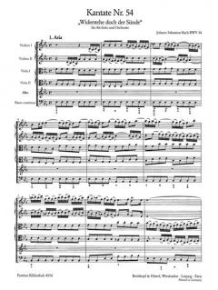 Widerstehe doch der Sünde von Johann Sebastian Bach 