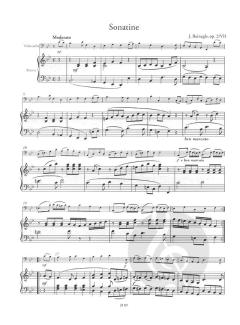 Vier Sonatinen aus Opus 2 von Joseph Reinagle 