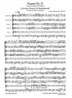 Ich armer Mensch, ich Sündenknecht von Johann Sebastian Bach 