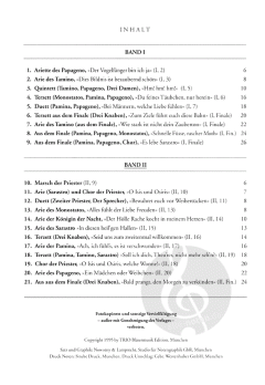 Die Zauberflöte Band 2 von Wolfgang Amadeus Mozart 