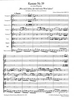 Wer mich liebet, der wird mein Wort halten von Johann Sebastian Bach 