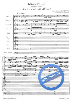 Nun komm, der Heiden Heiland von Johann Sebastian Bach 