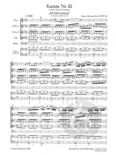 Ich habe genug (genung) von Johann Sebastian Bach 