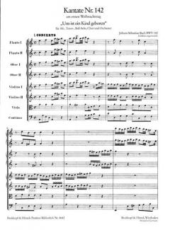 Uns ist ein Kind geboren von Johann Sebastian Bach 