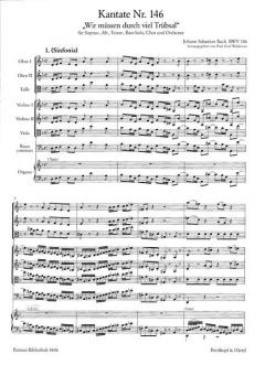 Wir müssen durch viel Trübsal von Johann Sebastian Bach 