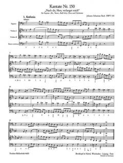 Nach dir, Herr, verlanget mich von Johann Sebastian Bach 