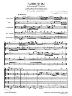 Tritt auf die Glaubensbahn von Johann Sebastian Bach 