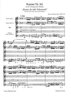 Komm, du süße Todesstunde von Johann Sebastian Bach 