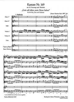 Gott soll allein mein Herze haben von Johann Sebastian Bach 