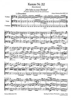 Mer hahn en neue Oberkeet von Johann Sebastian Bach 