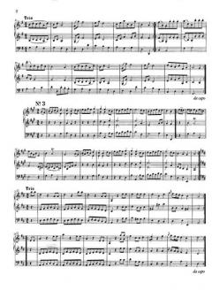 7 Menuette mit Trio KV 65a von Wolfgang Amadeus Mozart 