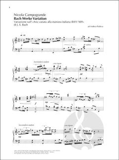 Bach Werke Variation BWV 989 von Johann Sebastian Bach 