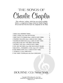 The Songs of Charlie Chaplin 
