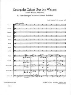 Gesang der Geister über den Wassern op. post. 167 D 714 (Franz Schubert) 