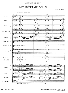 Il Barbiere di Siviglia / Der Barbier von Sevilla von Gioachino Rossini 